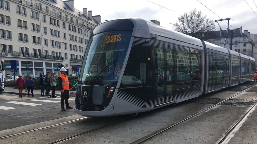 Caen inaugure son nouveau tramway, signé Alstom, à 260 millions d'euros